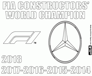 Omalovánka Šampion 2018 je Mercedes