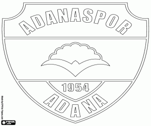Omalovánka Štít Adanaspor