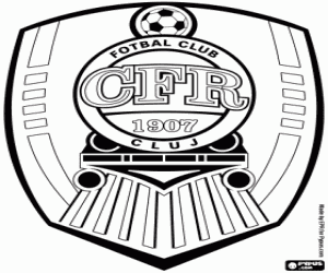Omalovánka Štít CFR Cluj
