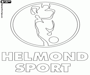 Omalovánka Štít Helmond Sport