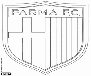 Omalovánka Štít Parma FC