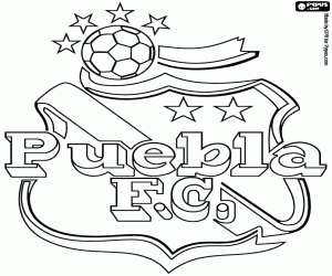 Omalovánka Štít Puebla FC