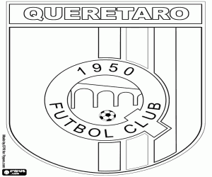 Omalovánka Štít Queretaro Futbol Club