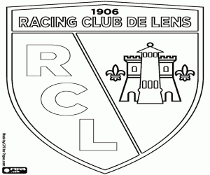 Omalovánka Štít Racing Club de Lens