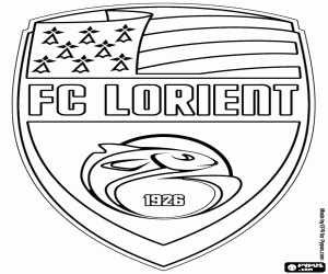 Omalovánka Štít z FC Lorient
