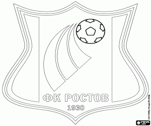 Omalovánka Štít z FK Rostov