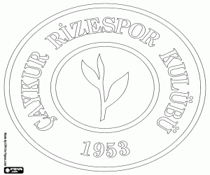 Omalovánka Štít Çaykur Rizespor