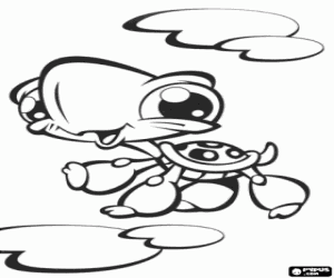 Omalovánka Želva z nejmenší PetShop