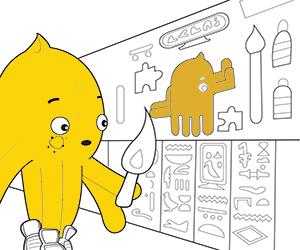 Omalovánky Historie