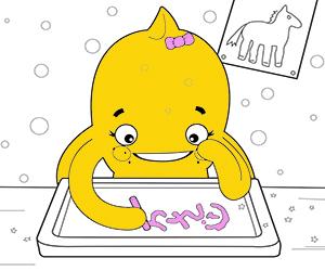 Omalovánky Jména pro Dívky