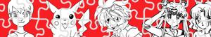 Omalovánky Puzzles Anime - Manga