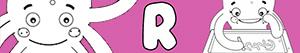Omalovánky Jména pro Dívky na písmeno R