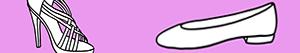 Omalovánky Boty pro ženy